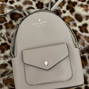 Kate Spade Taupe Backpack